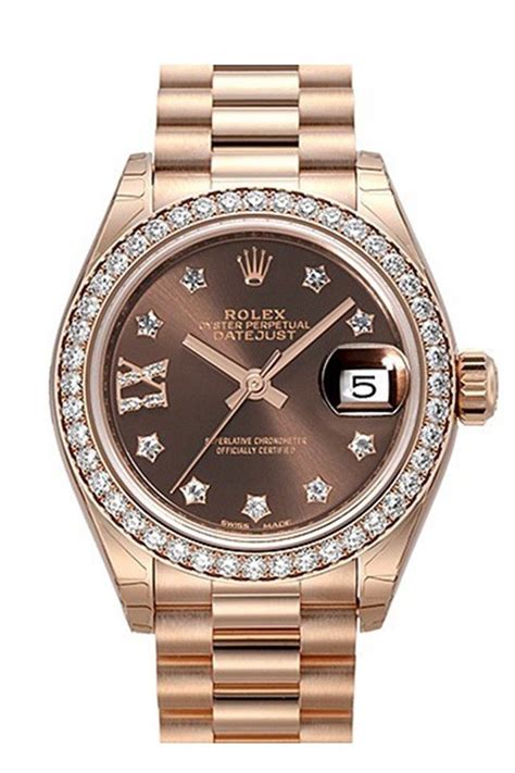 rolex ladies rosegold|Rolex lady datejust rose gold.